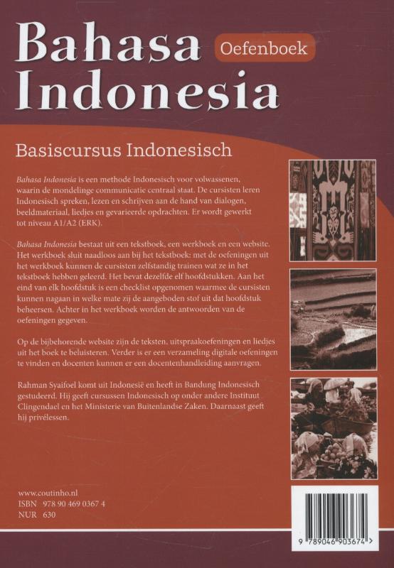 Achterkant van Oefenboek