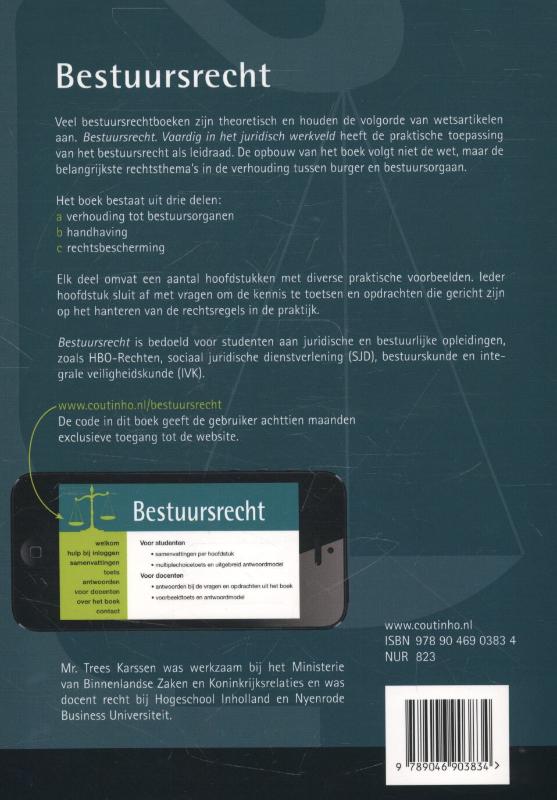 Achterkant van Bestuursrecht