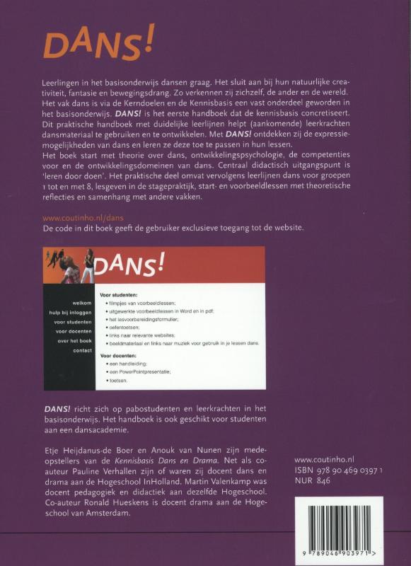 Achterkant van Dans!