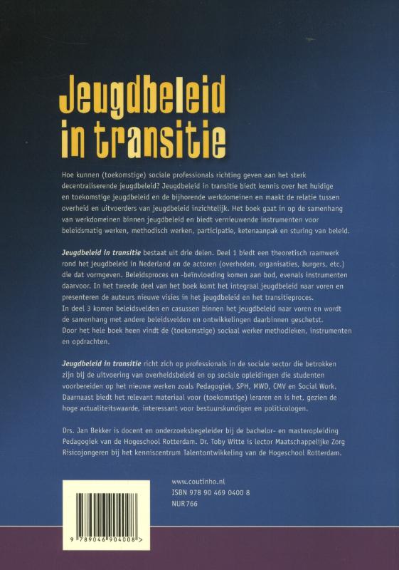 Achterkant van Jeugdbeleid in transitie