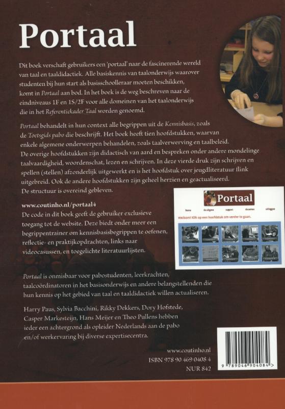 Achterkant van Portaal