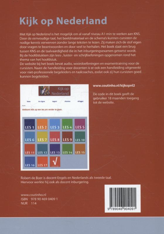 Achterkant van Kijk op Nederland