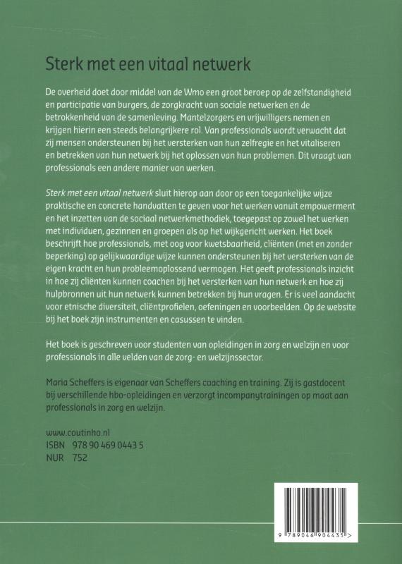 Achterkant van Sterk met een vitaal netwerk