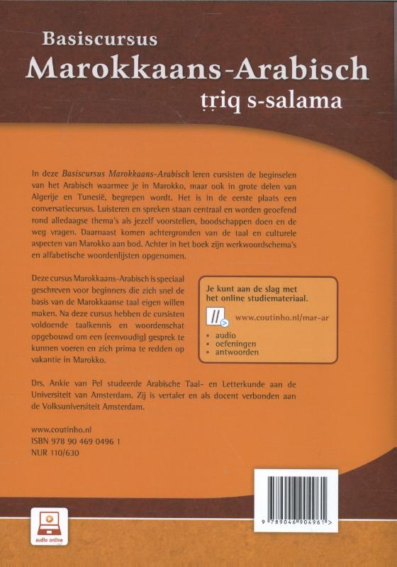Achterkant van Basiscursus Marokkaans-Arabisch