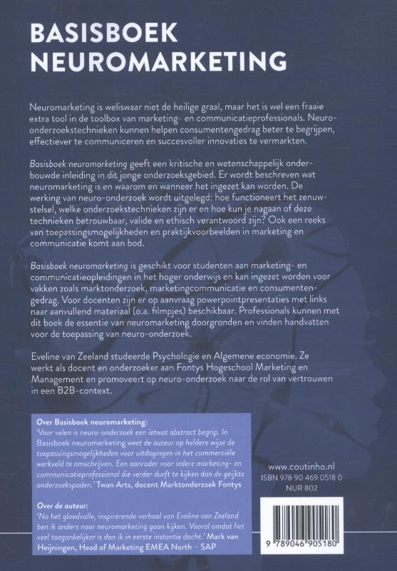Achterkant van Basisboek neuromarketing