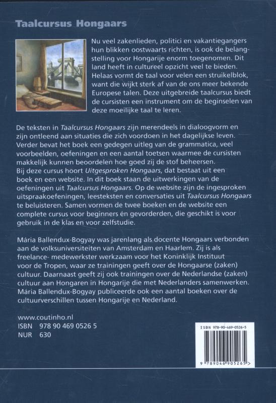 Achterkant van Taalcursus Hongaars