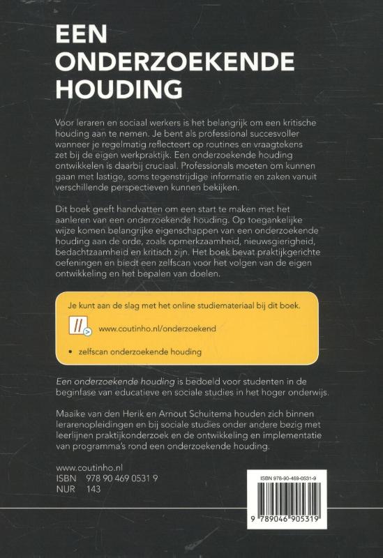 Achterkant van Een onderzoekende houding