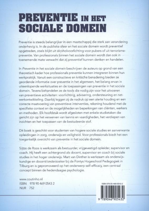 Achterkant van Preventie in het sociale domein