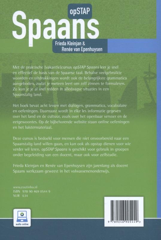 Achterkant van Spaans