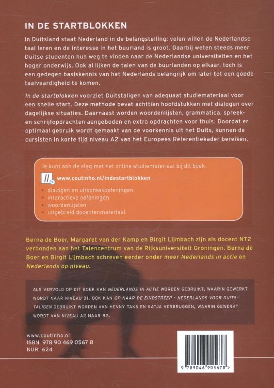Achterkant van In de startblokken