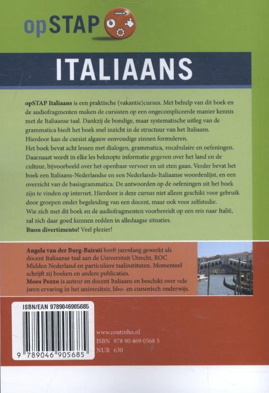 Achterkant van Italiaans