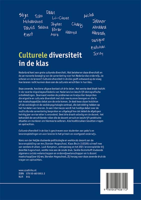 Achterkant van Culturele diversiteit in de klas