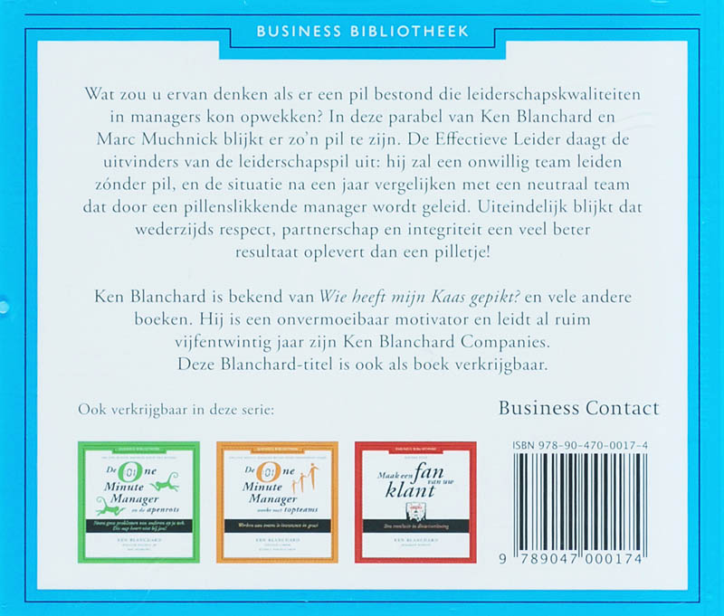 Achterkant van De Leiderschapspil