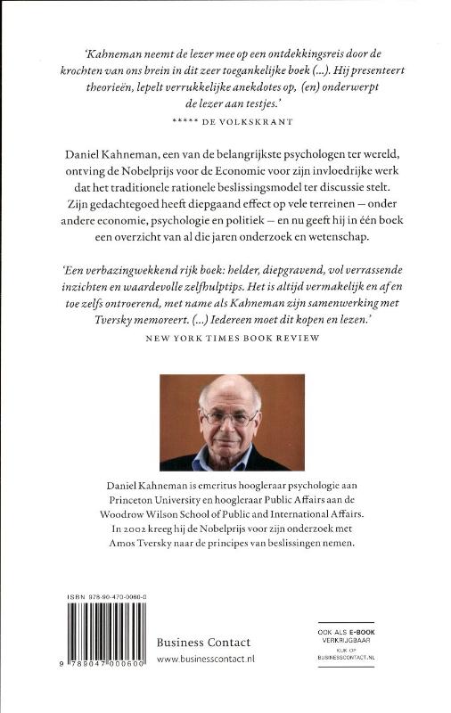 Achterkant van Ons feilbare denken