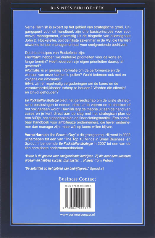 Achterkant van De Rockefeller-strategie