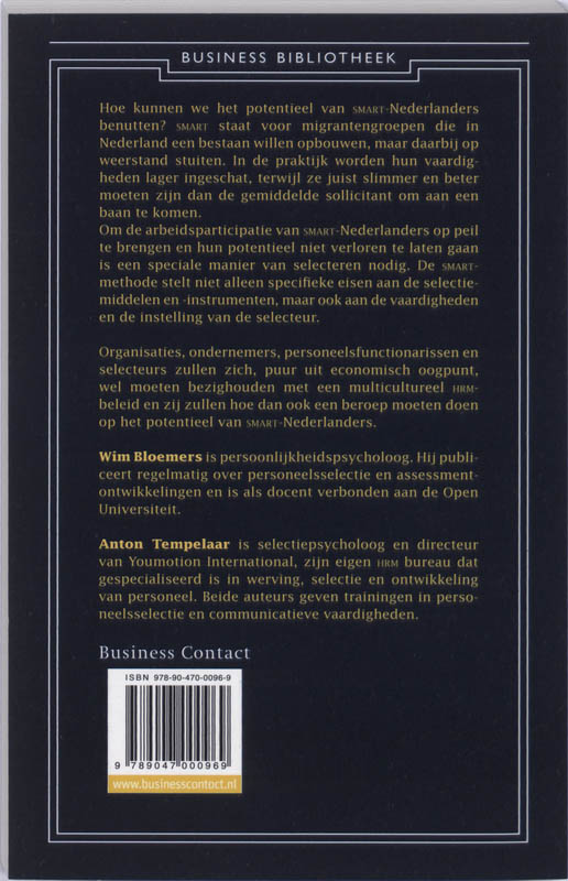 Achterkant van SMART selecteren