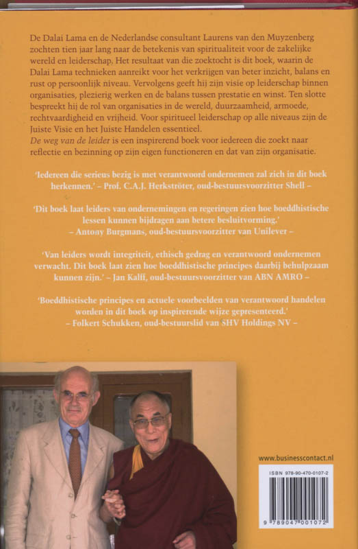 Achterkant van De weg van de leider