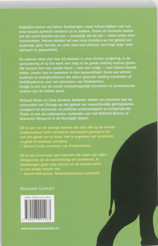 Achterkant van Nudge