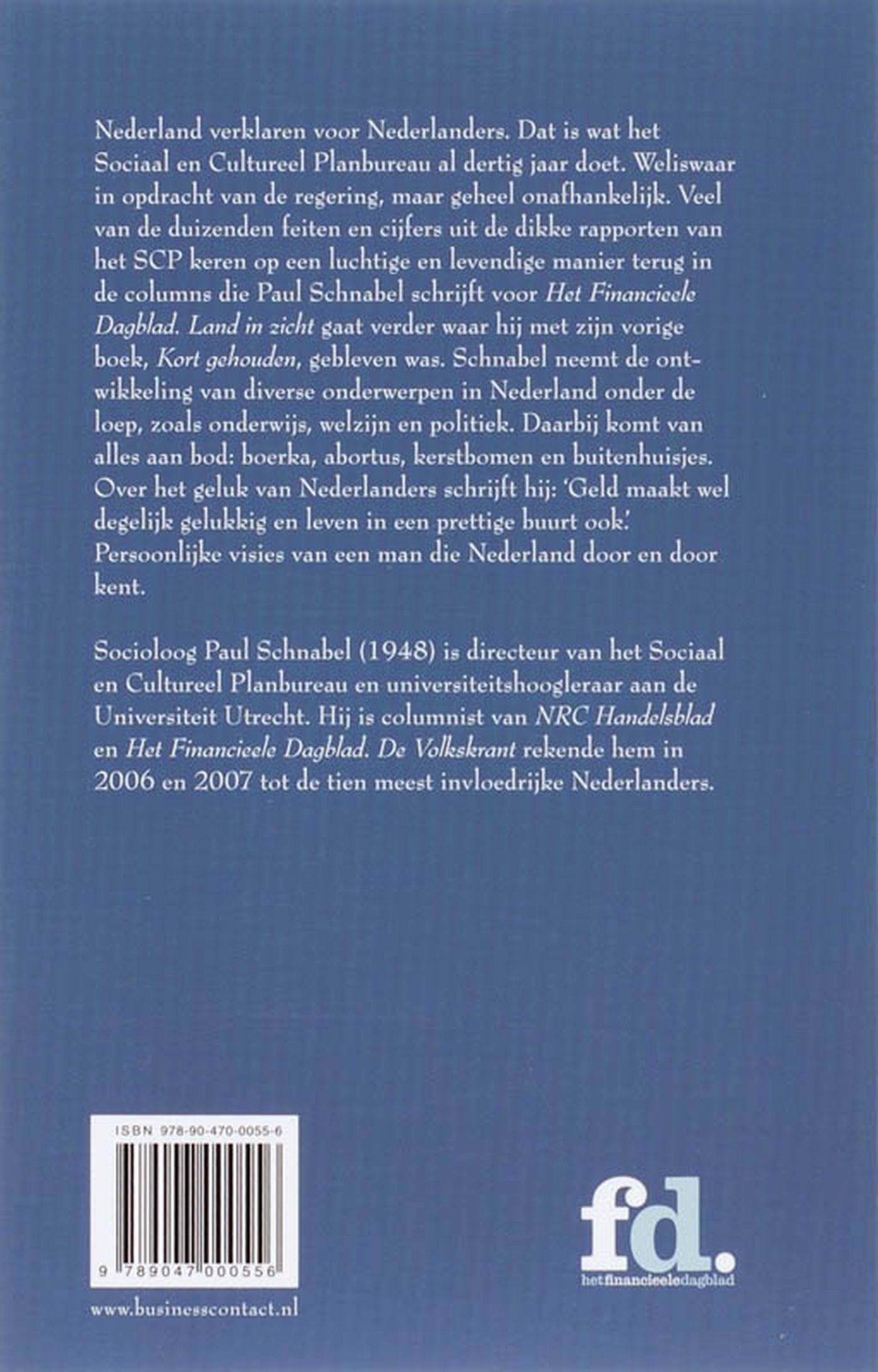 Achterkant van Land in zicht
