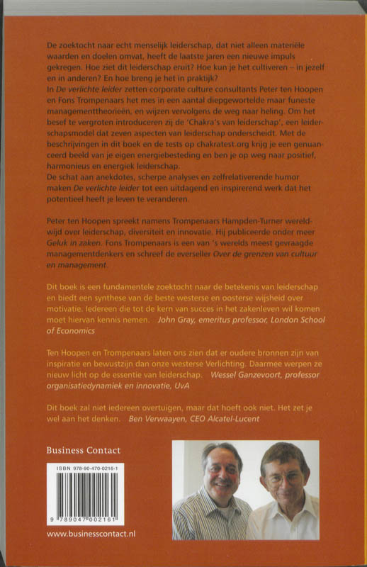 Achterkant van De verlichte leider