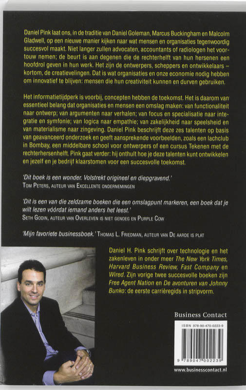 Achterkant van Een compleet nieuw brein