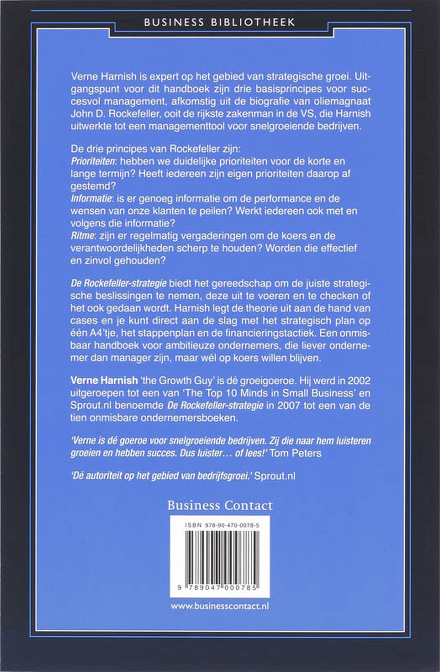 Achterkant van De Rockefeller-strategie