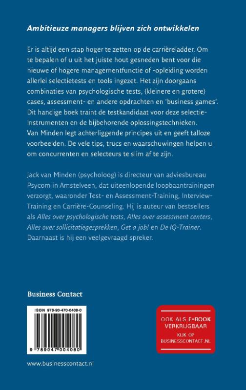 Achterkant van Alles over management tests