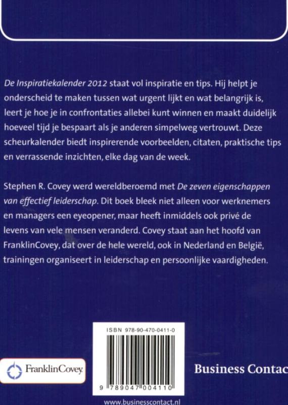 Achterkant van 2012