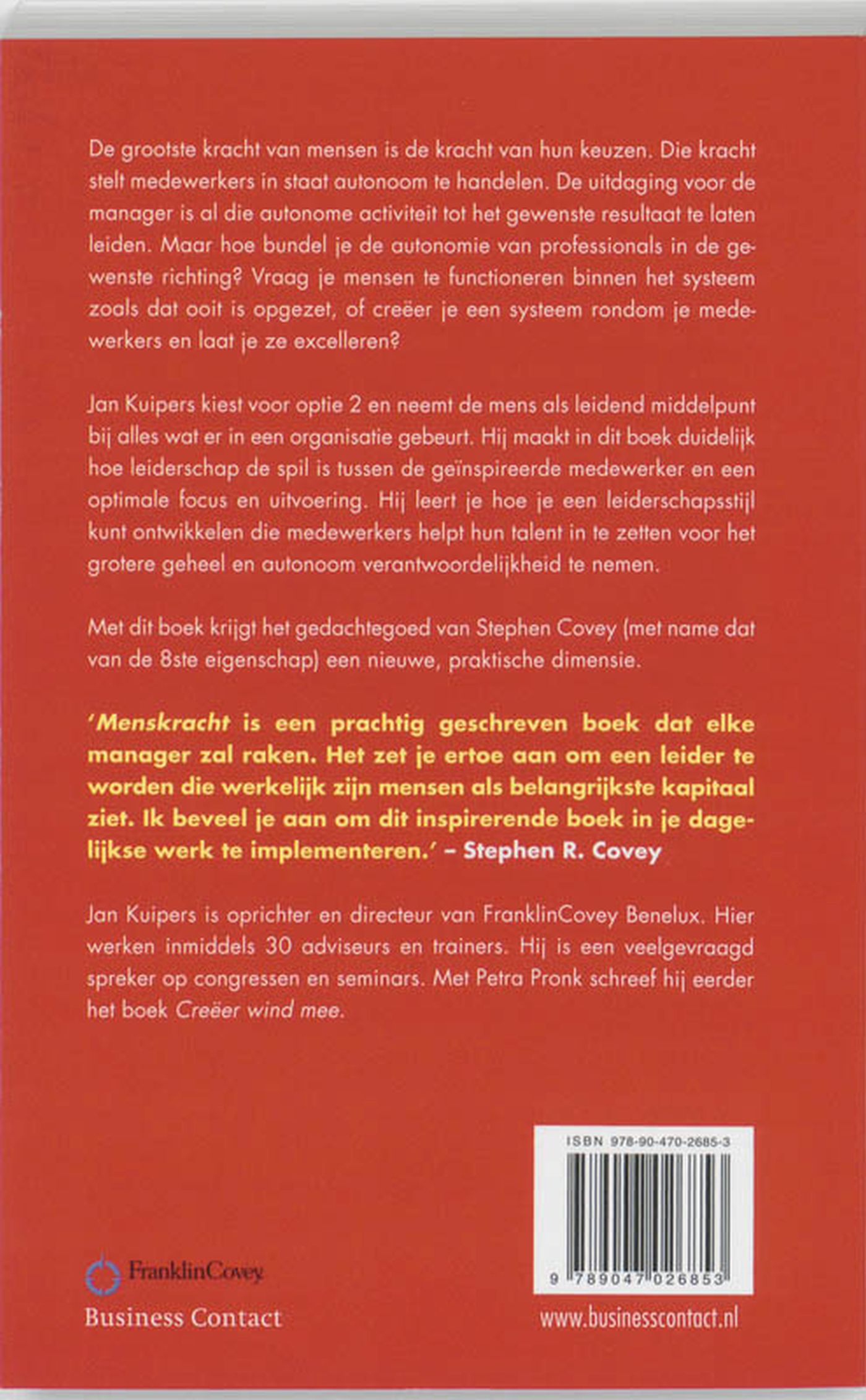 Achterkant van Menskracht