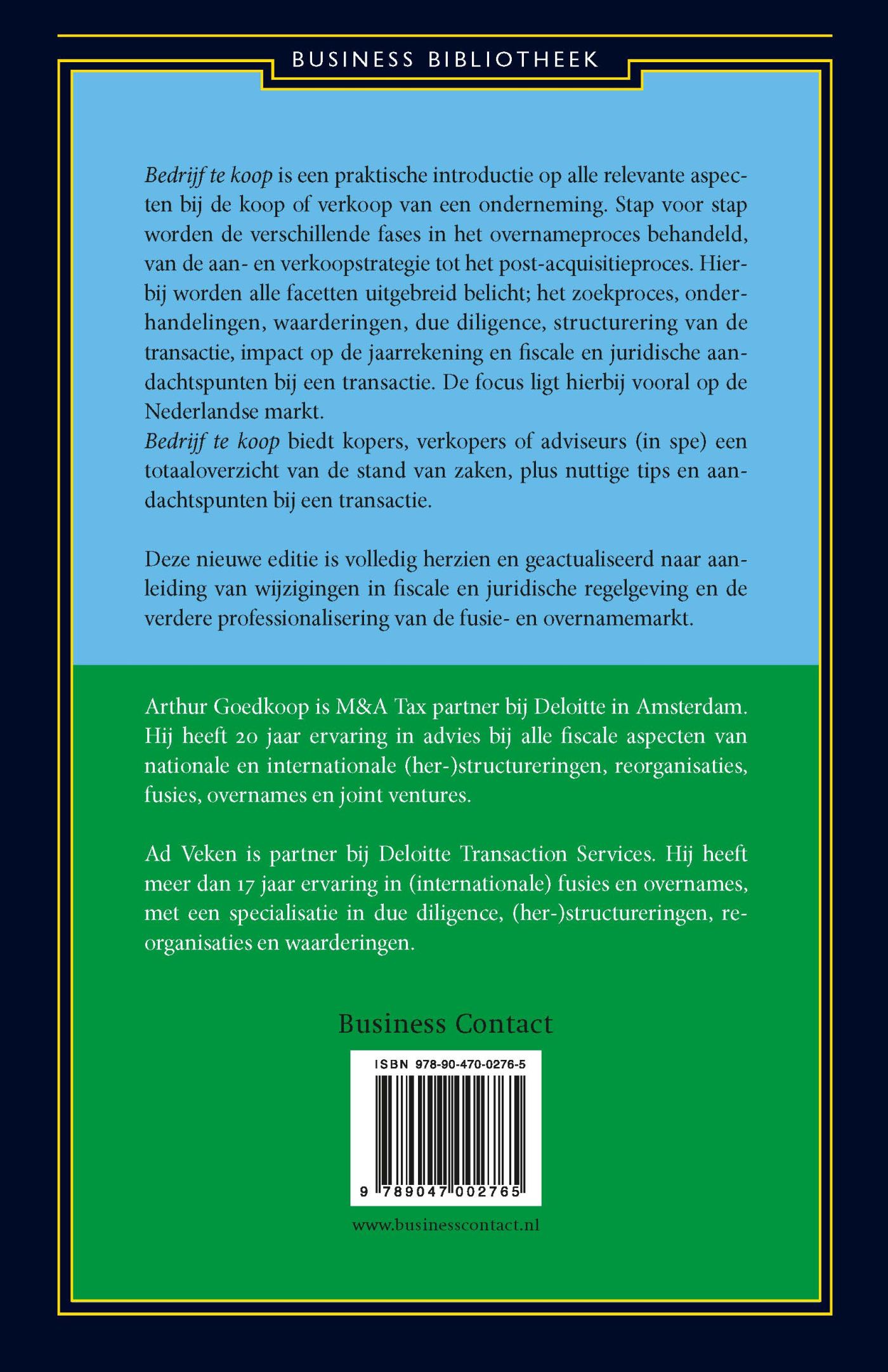 Achterkant van Bedrijf te koop