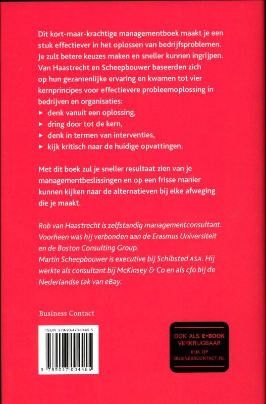 Achterkant van Draai het eens om