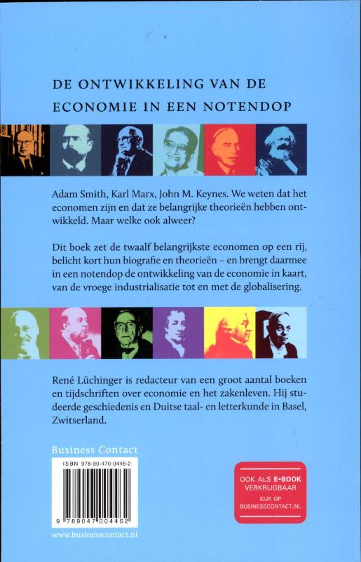 Achterkant van Twaalf economen die je moet kennen