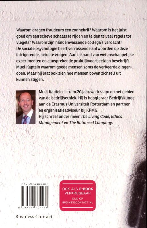 Achterkant van Waarom goede mensen soms de verkeerde dingen doen