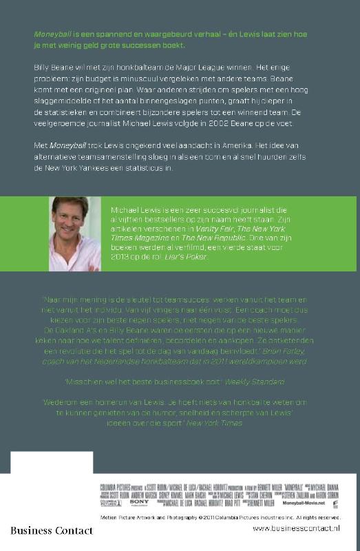 Achterkant van Moneyball