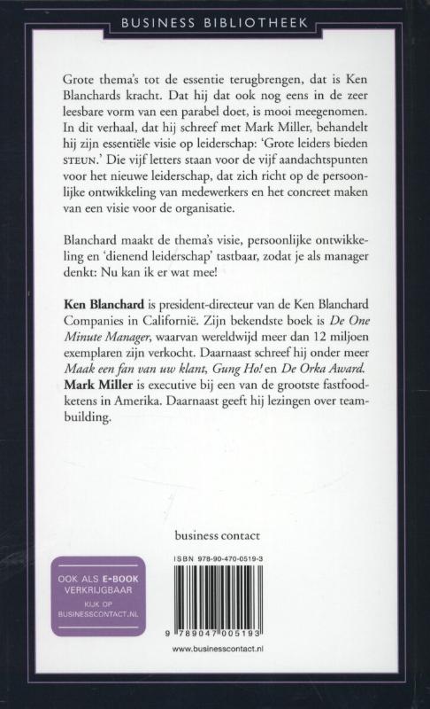 Achterkant van Het geheim van leiderschap