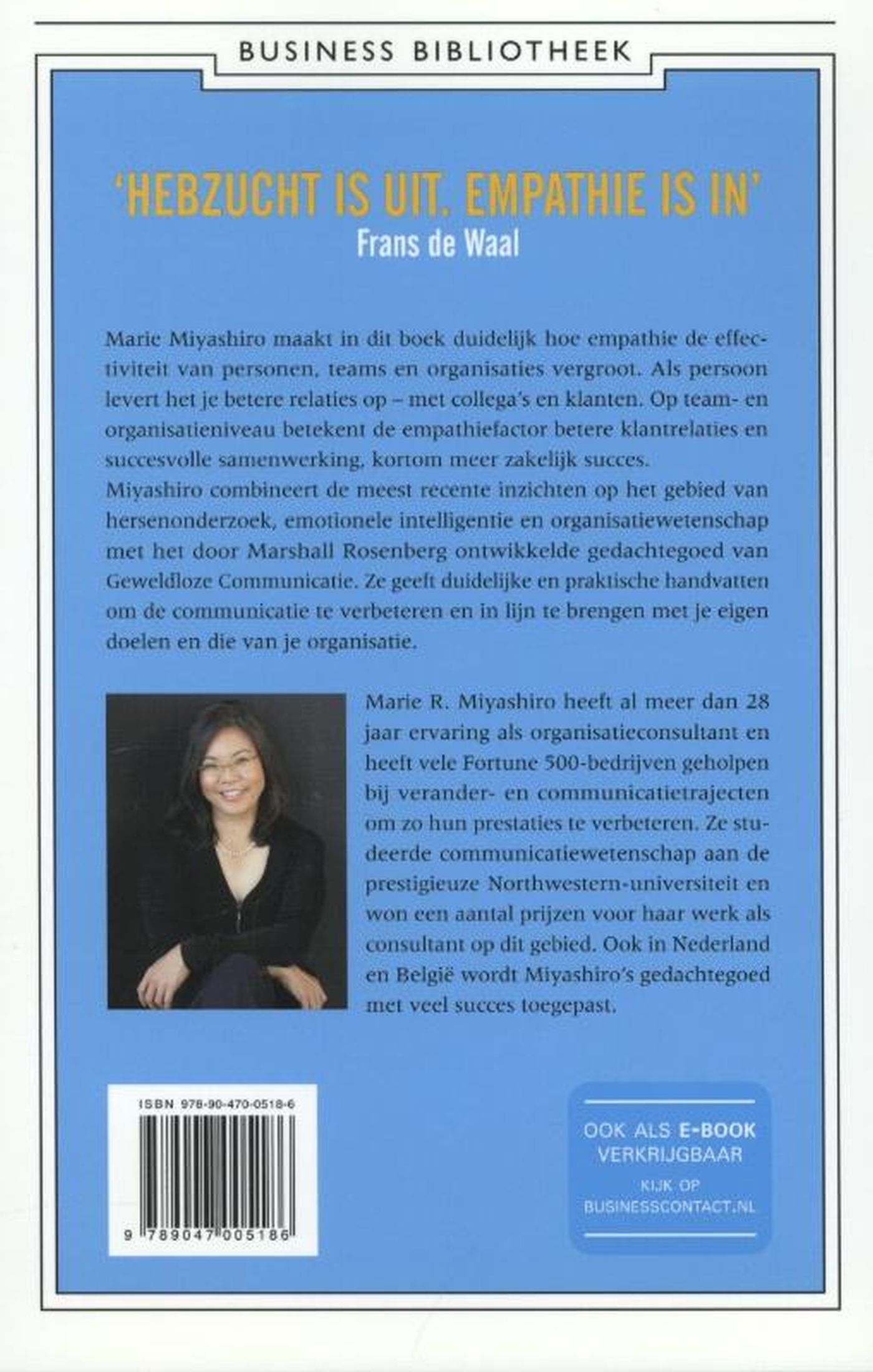 Achterkant van De empathiefactor