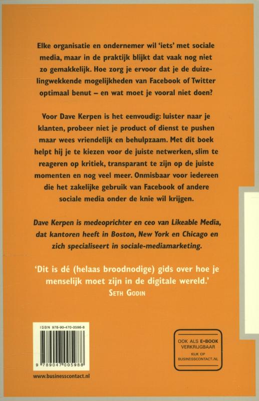 Achterkant van De sympathiefactor