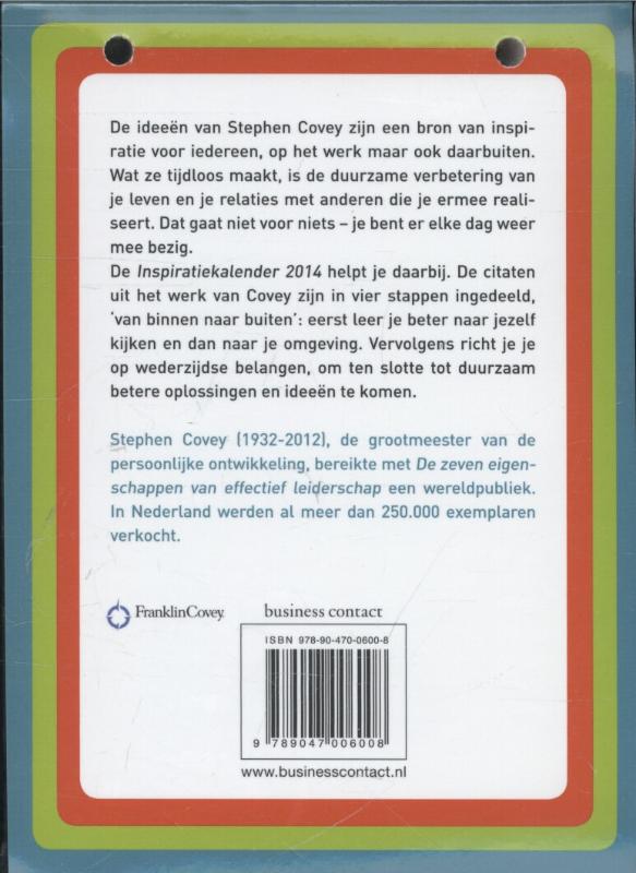 Achterkant van 2014