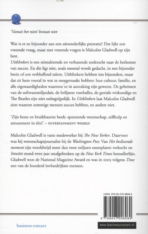 Achterkant van Uitblinkers