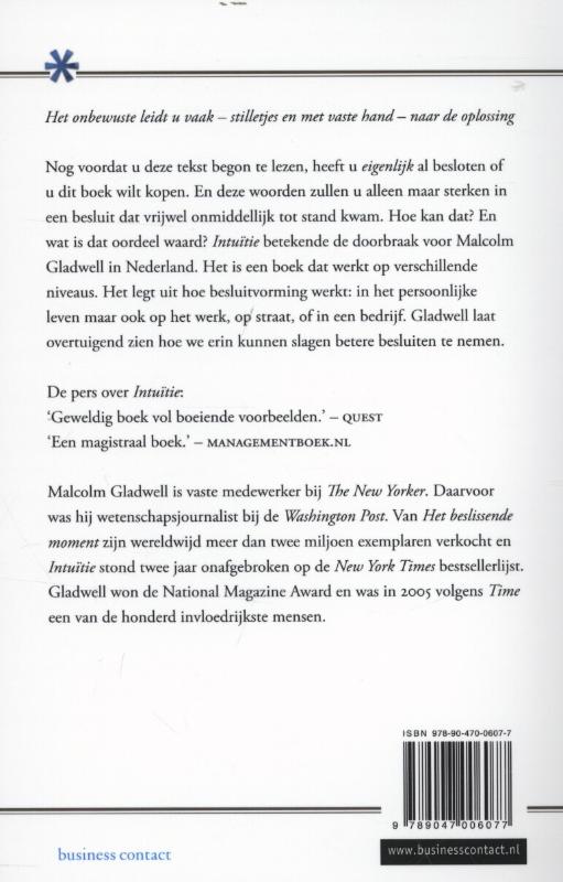 Achterkant van Intuitie