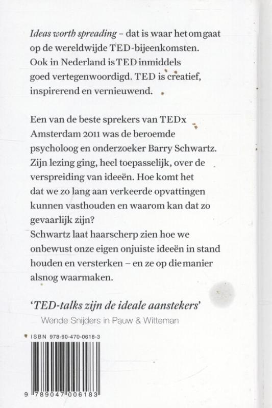 Achterkant van De technologie van ideeen