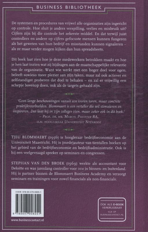 Achterkant van Vertrouwen als bron van winst
