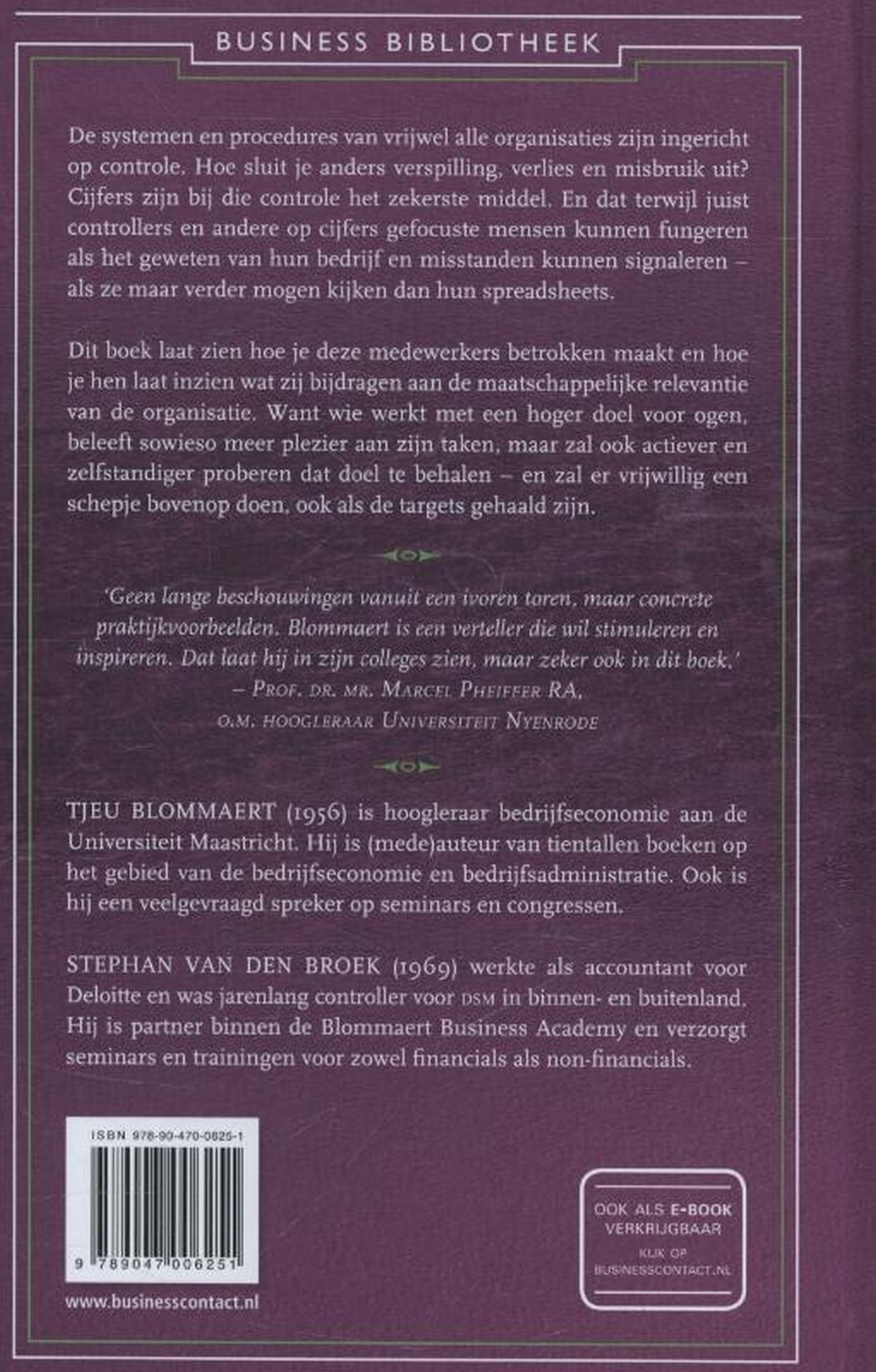 Achterkant van Vertrouwen als bron van winst