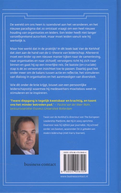 Achterkant van De reis van de leider