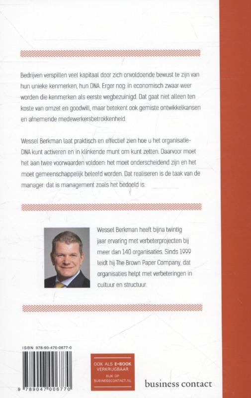 Achterkant van Management zoals het bedoeld is
