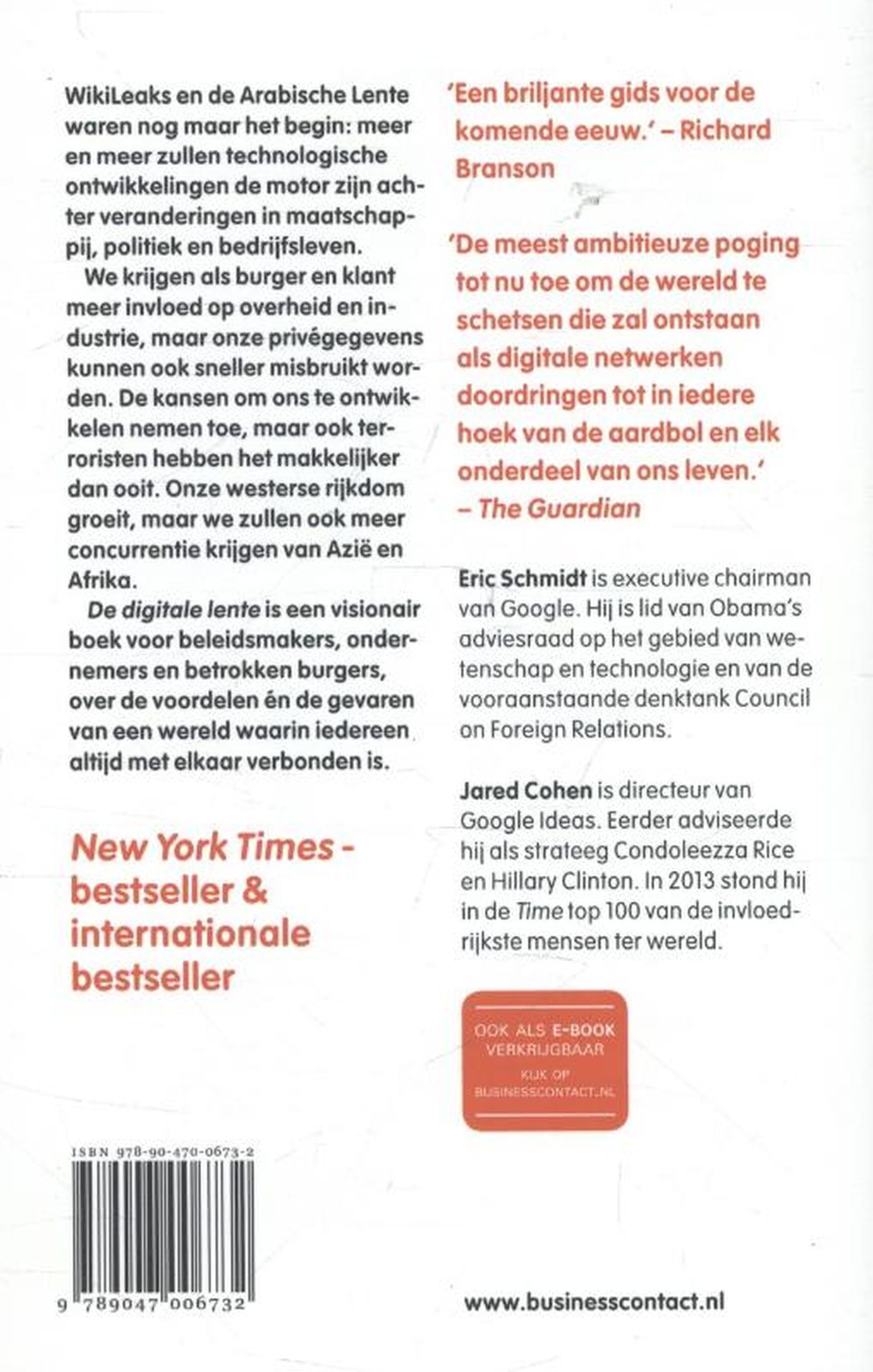 Achterkant van De digitale lente