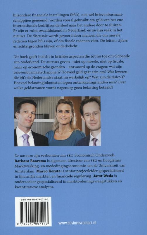Achterkant van Brievenbusmaatschappijen