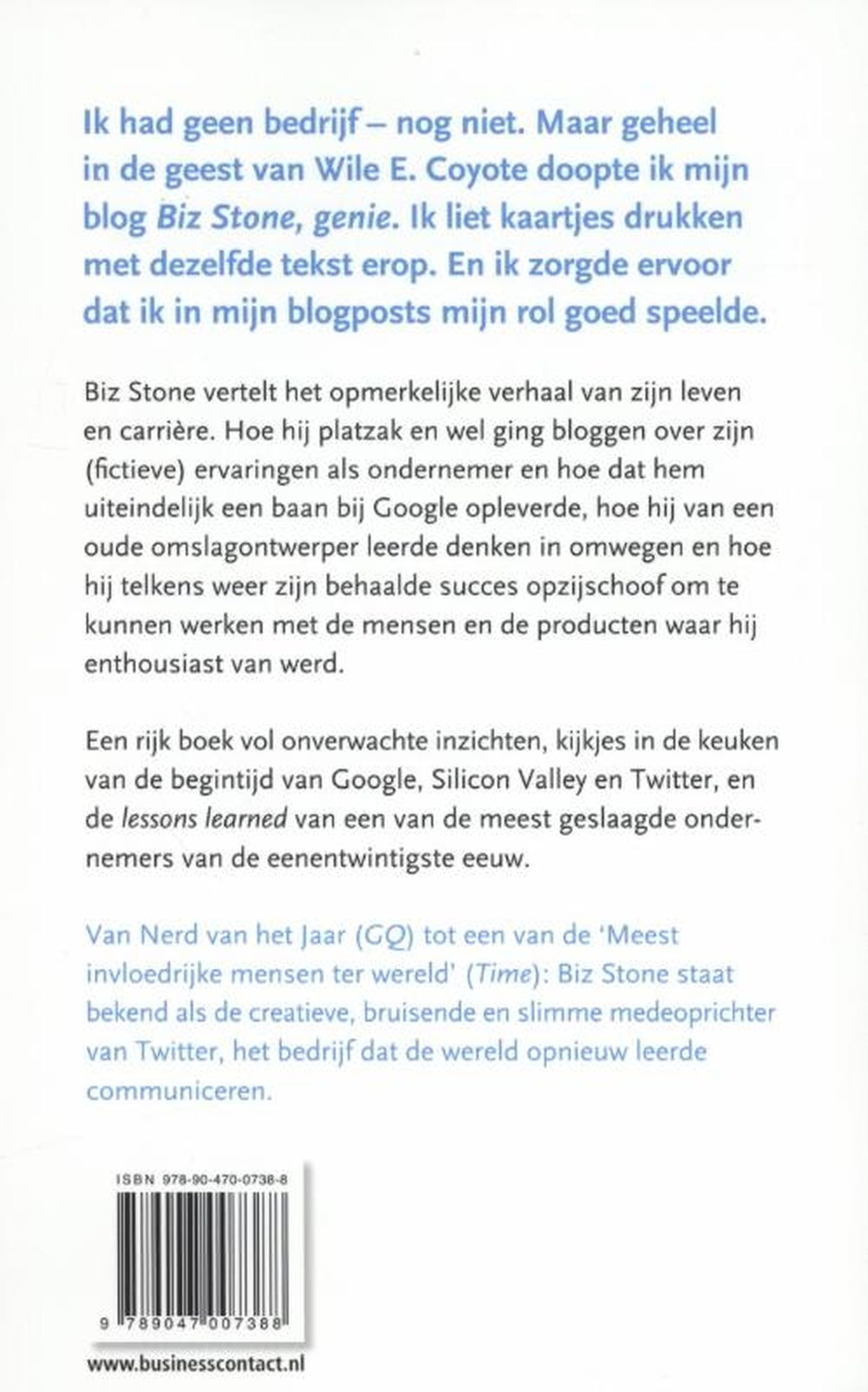 Achterkant van Wat een vogeltje mij influisterde