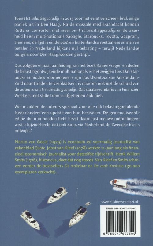 Achterkant van Het belastingparadijs