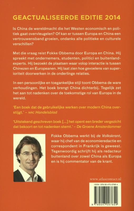 Achterkant van China en Europa